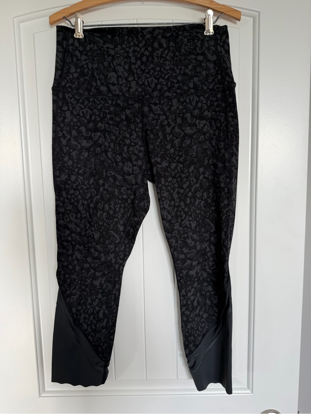lululemon athletica Black Subtle Animal Print High-Rise Leggings